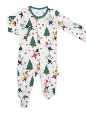 Magnetic Me Sleeper | Christmas Print | 3-6 months